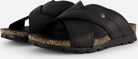 Panama Jack Salman C14 Slippers zwart Leer - Maat 46