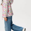Noppies Girls Jacket Ellisville reversible all over print Meisjes Jas - Whitecap Gray - Maat 104