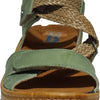 Wolky Sandalen La Jolla olijfgroen leer