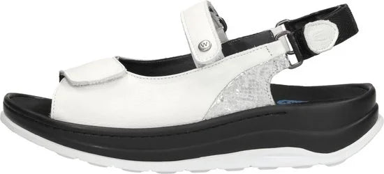 Wolky Sandalen Adura wit leer
