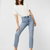 Vero Moda VMBRENDA HR STRAIGHT A CUT GU384 GA NOOS Vrouwen Jeans - Maat W31 X L32