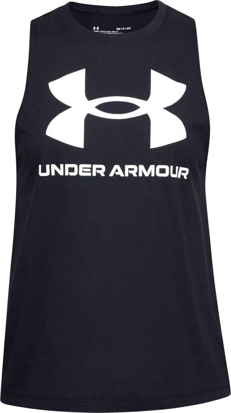 Under Armour Damen UA Sportstyle-Tanktop mit Grafik Black-L (US LG)