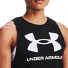 Under Armour Damen UA Sportstyle-Tanktop mit Grafik Black-L (US LG)