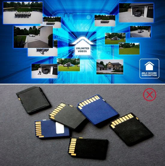 Arlo Pro 5 2K Spotlight Draadloze Beveiligingscamera, 1 cam-kit wit