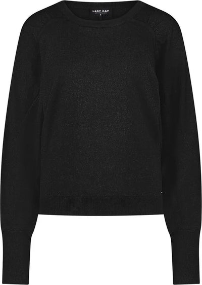 Lady day Vivian lurex zwart