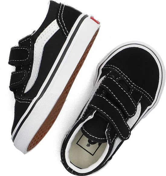 Vans Old Skool V Sneakers Kinderen - Black