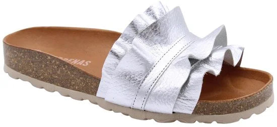Verbenas Rocio Slippers - Dames - Zilver - Maat 39