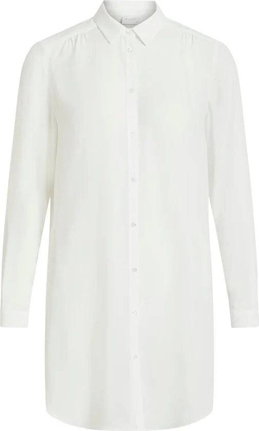 VILA VILUCY BUTTON LS TUNIC Dames T-shirt - Maat 44