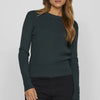 VILA - VICOMFY O-NECK L/S KNIT TOP- NOOS - Dames - Gebreide truien