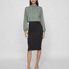 VILA - VIMICHELLE L/S HIGH NECK TOP/RP4/KA - Dames - Blouses