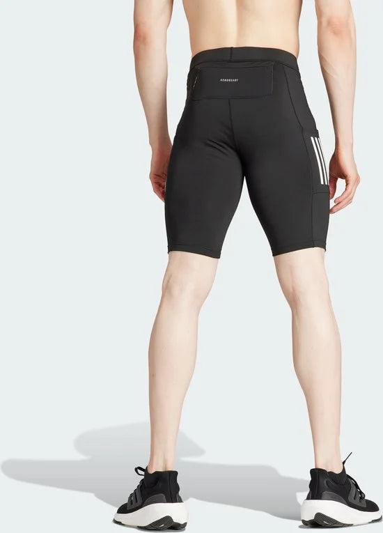 adidas Performance Own the Run Korte Legging - Heren - Zwart- L