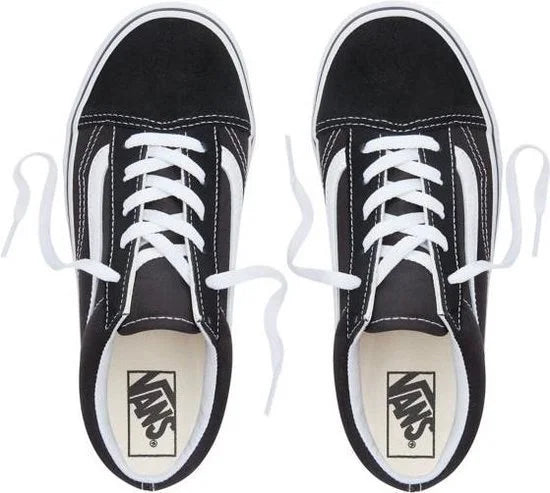 Vans Old Skool Sneakers Kinderen - Black/True White