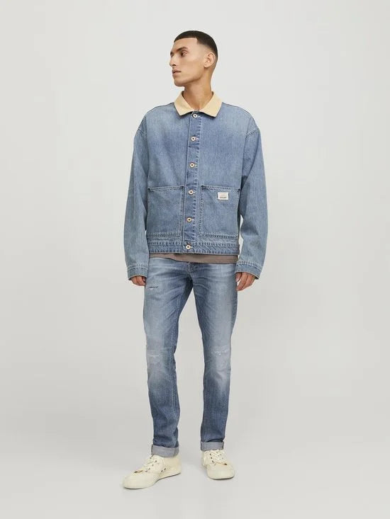 JACK & JONES Glenn Ward regular fit - heren jeans - denimblauw - Maat: 32