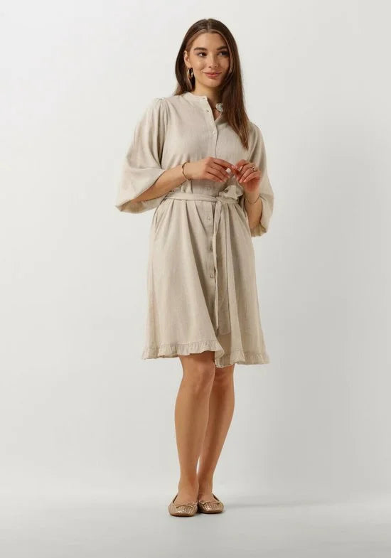 Notre-V Nv-duno Jurken Dames - Kleedje - Rok - Jurk - Beige - Maat XL