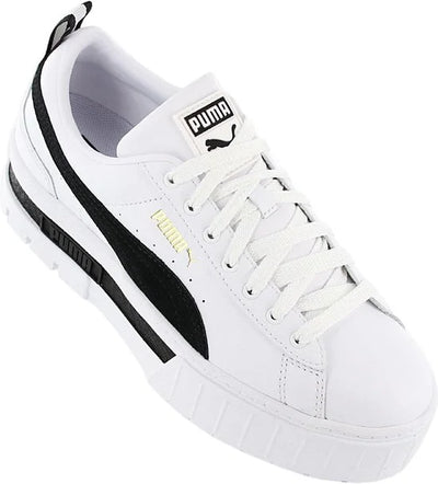Puma Mayze Lth Wn Lage sneakers - Leren Sneaker - Dames - Wit - Maat 39