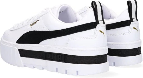 Puma Mayze Lth Wn Lage sneakers - Leren Sneaker - Dames - Wit - Maat 39