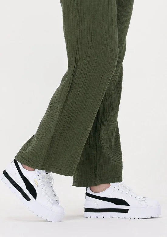 Puma Mayze Lth Wn Lage sneakers - Leren Sneaker - Dames - Wit - Maat 39