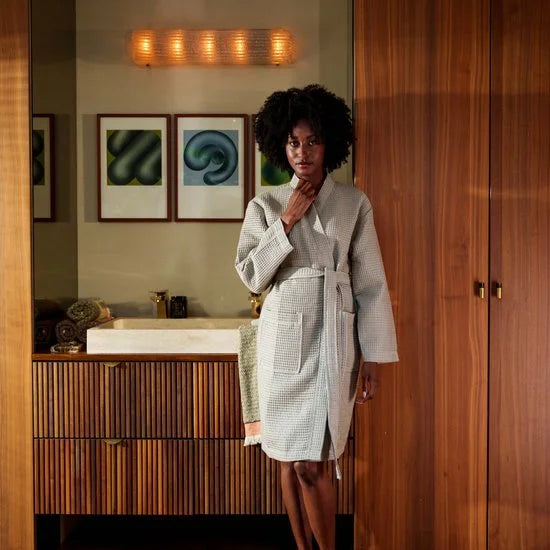 Kayori Geisha - Badjas - Wafel - L - Zand