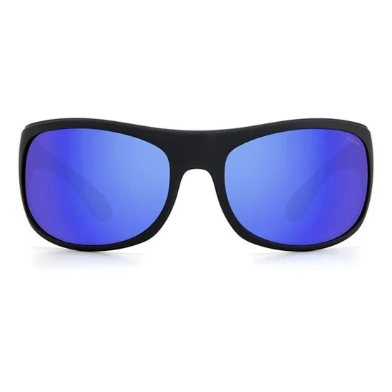 Polaroid 07886 0VK 5X - Mtt Black/Blue - Zonnebril - Zwart