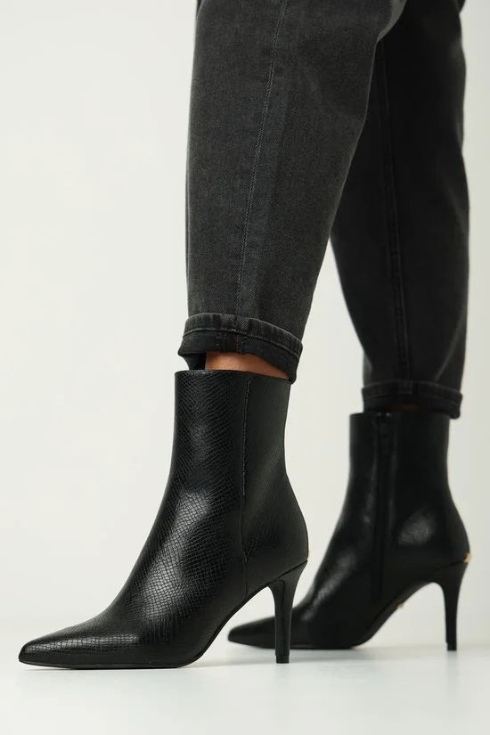 Mexx Enkellaars Merlin Imma Zwart - Dames - Maat 38