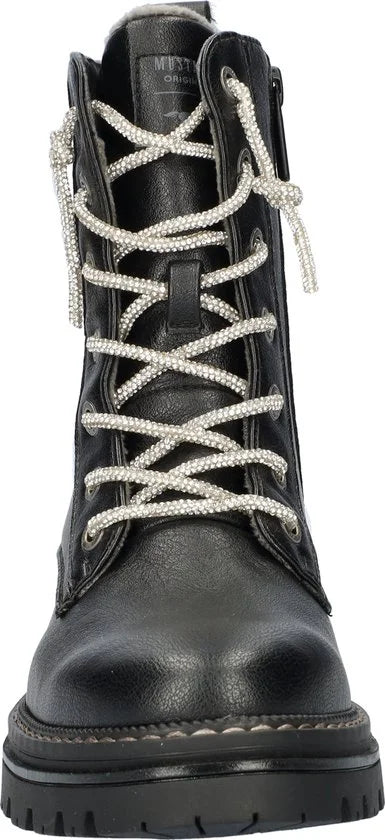 Mustang Veterschoenen Hoog Veterschoenen Hoog - zwart - Maat 40