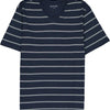 Schiesser heren shortama - blauw gestreept -  Maat XXXXXL