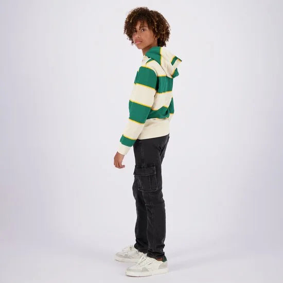 Vingino Hoody Neal Jongens Trui - Bottle Green - Maat 140