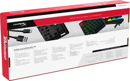 HyperX Alloy Origins Core PBT - Mechanisch Gaming Toetsenbord - HyperX Red Switch - Qwerty