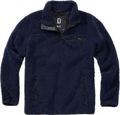 Brandit - Teddyfleece Troyer Sweater/trui - XL - Blauw