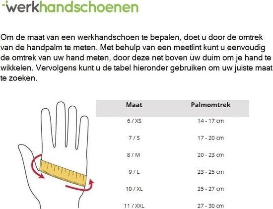 Towa Winter Werkhandschoen Powergrab Thermo Oranje - maat 9 - L