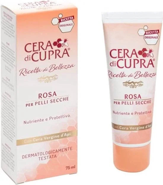 Cera di Cupra Rosa de verzorgende anti-age dagcrème, met echte bijenwas, voor een perfecte, voor de normale huid. Ook geschikt voor mannen na het sch