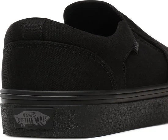 Vans - maat 42,5- MN Asher Heren Sneakers - Black