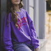 Looxs Revolution 2501-5318 Truien & Vesten Meisjes - Sweater - Hoodie - Vest- Paars - Maat 128