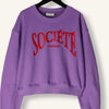 Looxs Revolution 2501-5318 Truien & Vesten Meisjes - Sweater - Hoodie - Vest- Paars - Maat 128