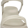 Ecco Flowt Wedge LX sandalen met sleehak beige - Maat 38