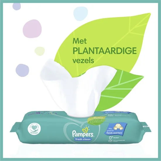 Pampers - Fresh Clean - Billendoekjes - 80 doekjes - 1 x 80