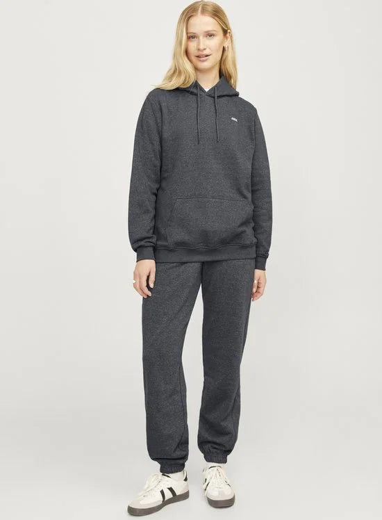 JJXX Trui Jxabbie Rlx Ls Every Hood Swt Noos 12223961 Dark Grey Melange Dames Maat - M