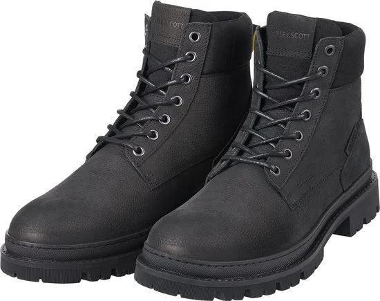 Lyle & Scott - Boot - Male - Black - 40 - Laarzen