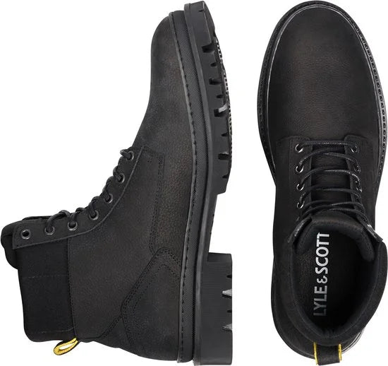 Lyle & Scott - Boot - Male - Black - 40 - Laarzen