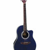 DIMAVERY RB-300 Roundback Gitaar, blauw