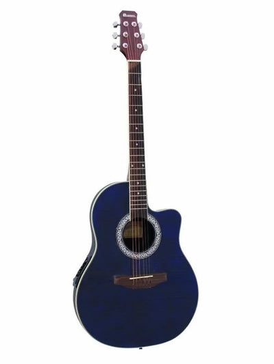 DIMAVERY RB-300 Roundback Gitaar, blauw