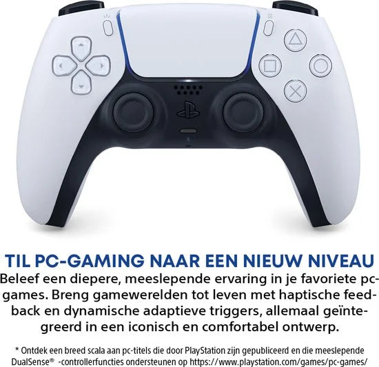 Sony PS5 DualSense draadloze controller - Wit