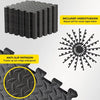 Puzzelmat - 60x60x1.2 cm - 12 stuks - 4.32m² - Puzzel Mat - Puzzelmatten - Speelmat Foam - Baby speelmat - Foam Tegels - Rubber Tegels - zwemb