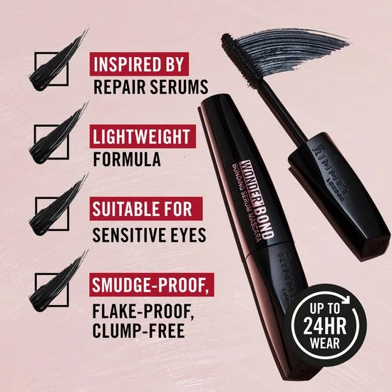 Rimmel Wonder Bond Bonding Serum Mascara 11 ML - Black