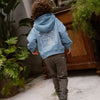 DAILY7 Hoodie Daily7 Adventures Truien & Vesten Jongens - Sweater - Hoodie - Vest- Blauw - Maat 110