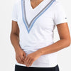 SJENG SPORTS - evelinn - Tennis t-shirt korte mouw dames - Wit
