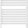 EISL Designradiator Handdoekradiator Elektrisch 120 x 50 cm met Timer, Wit