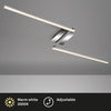 LED-paneel, plafondlamp dimbaar, afstandsbediening, kleurtemperatuurregeling, nachtlampje, 24 W wit-zwart, Ø40cm