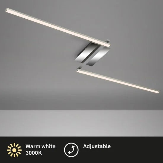 LED-paneel, plafondlamp dimbaar, afstandsbediening, kleurtemperatuurregeling, nachtlampje, 24 W wit-zwart, Ø40cm