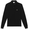 Lacoste Classic Fit polo lange mouw - zwart